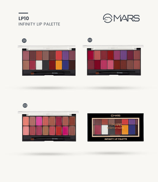 Mars Infinity Lip Palette Lp10