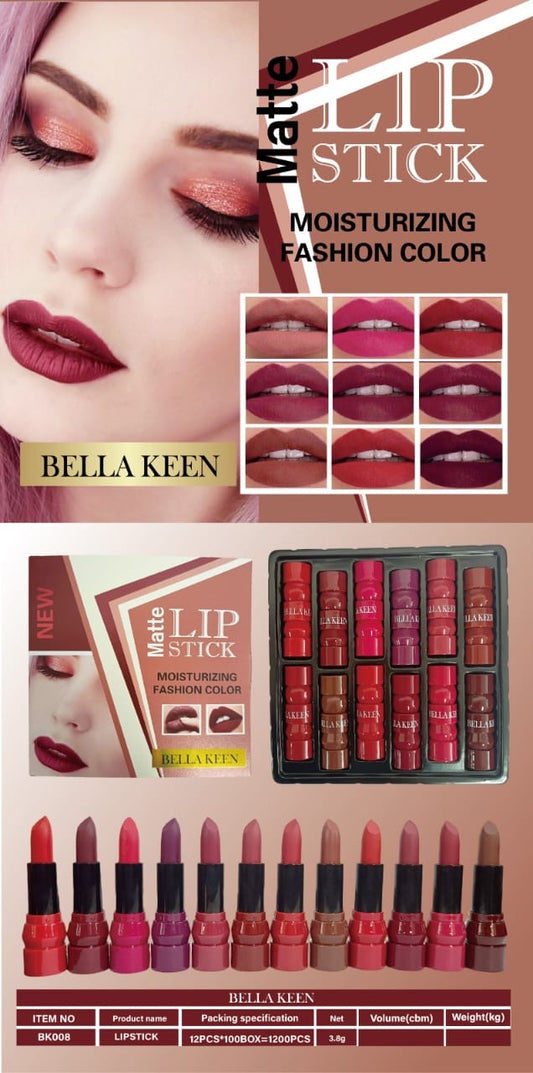 Bella Keen Lipstick Set BK008