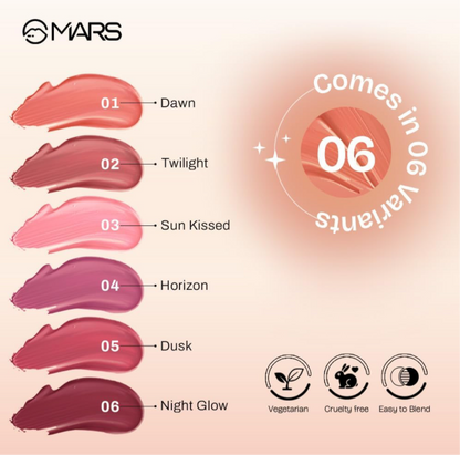 Mars Liquid Blusher 6 Colors