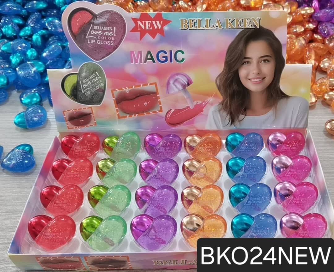 Bella Keen Heart Shape Gloss Set Bk024 Gloss