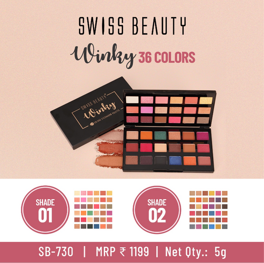 Swissbeauty Winky Eyeshadow Palette SB-730