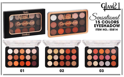 Glam21 15color Eyeshadow ES814