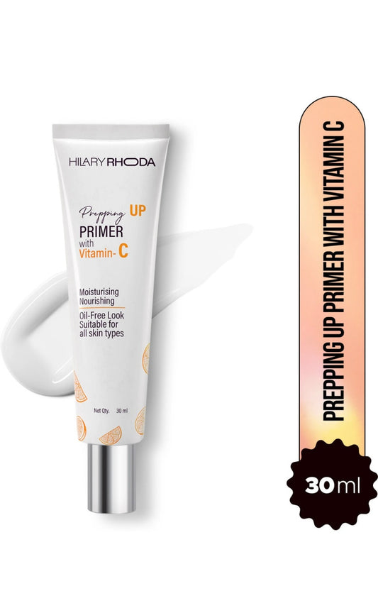 Hilary Rhoda Prepping Up Primer with Vitamin C