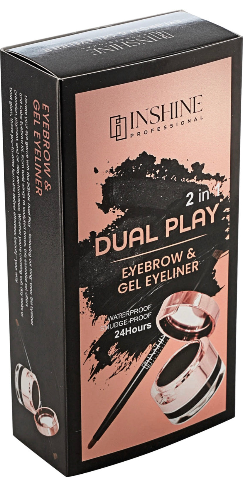 Inshine 2in1 Dual play Eyebrow and Gel eyeliner