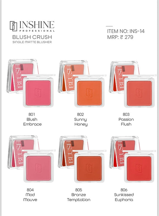 Inshine Blush Crush single matte blusher INS-14