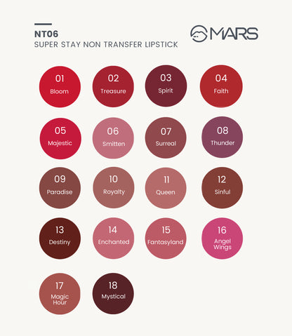 Mars Non Transfer Lipstick NT06