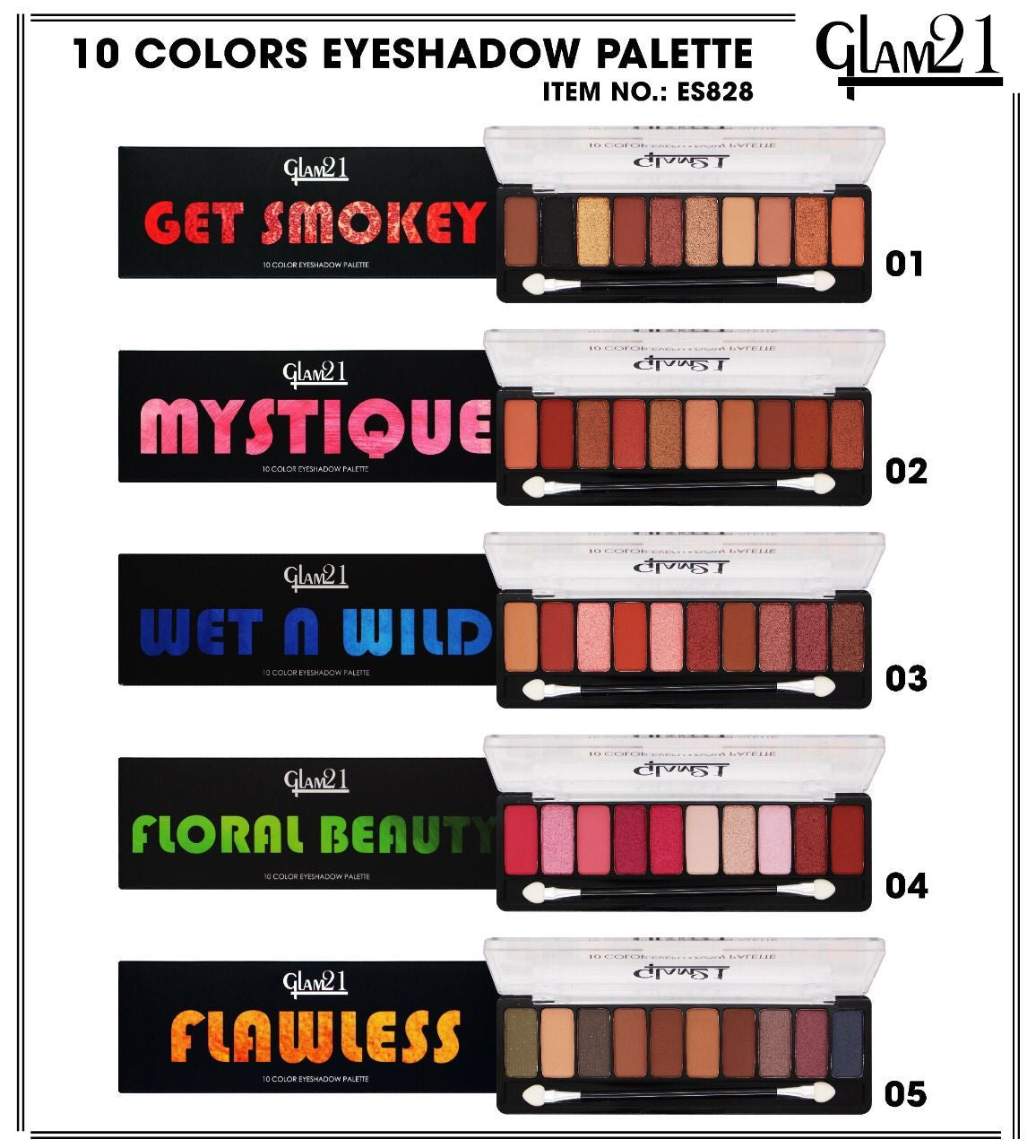 Glam21 10Color Eyeshadow Palette