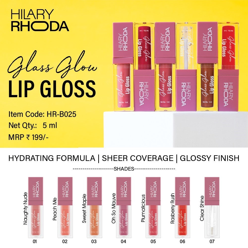 Hilary Rhoda Glossy Glow Lipgloss HR B025