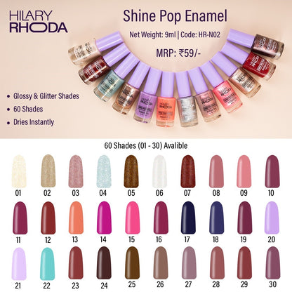 Hilary Rhoda Shine Pop Nailpolish