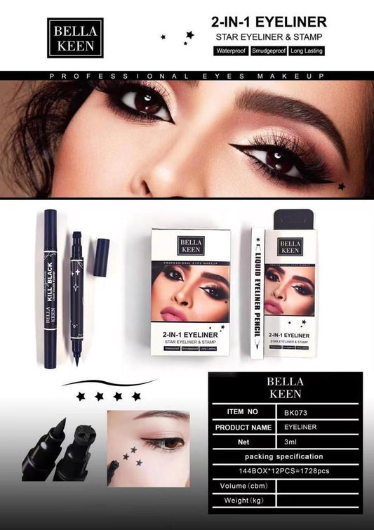 Bella Keen Tattoo Pen Eyeliner Bk-073