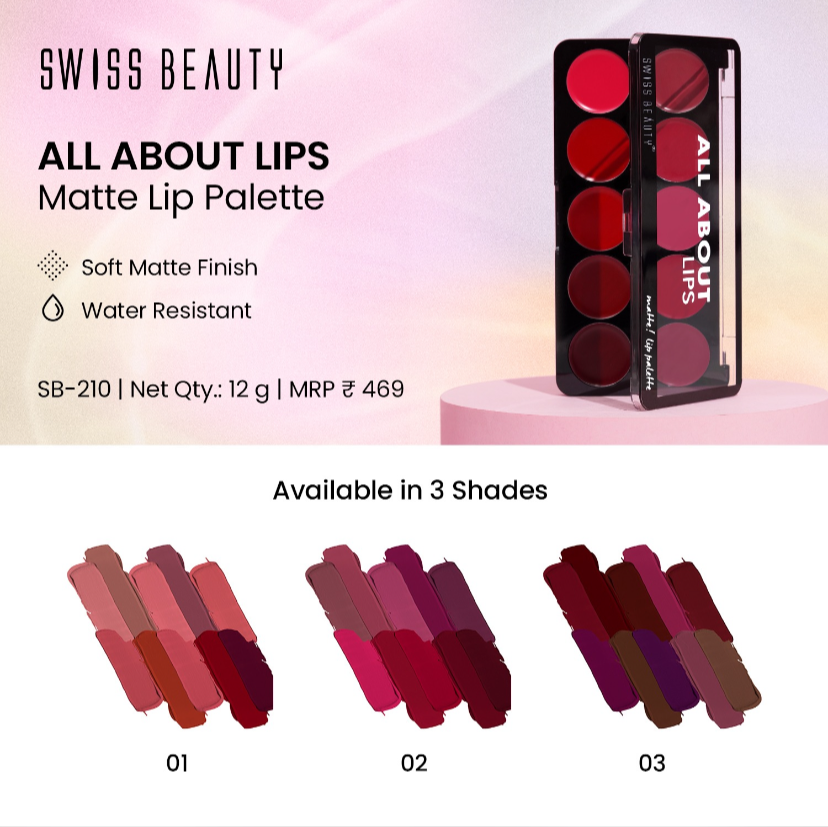 Swissbeauty Lip Palette SB-210