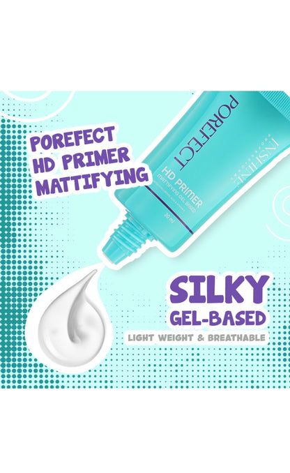 Inshine Porefect HD primer , Mattifying Gel based Primer