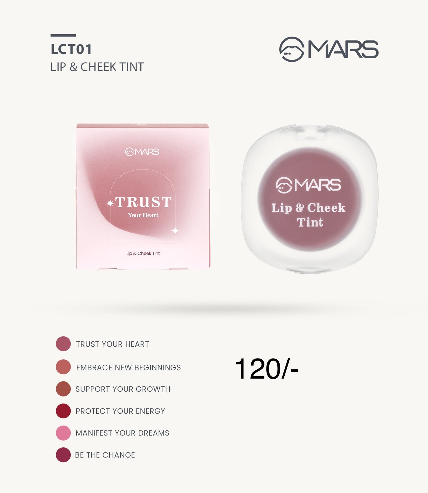 Mars Lip and cheek Tint