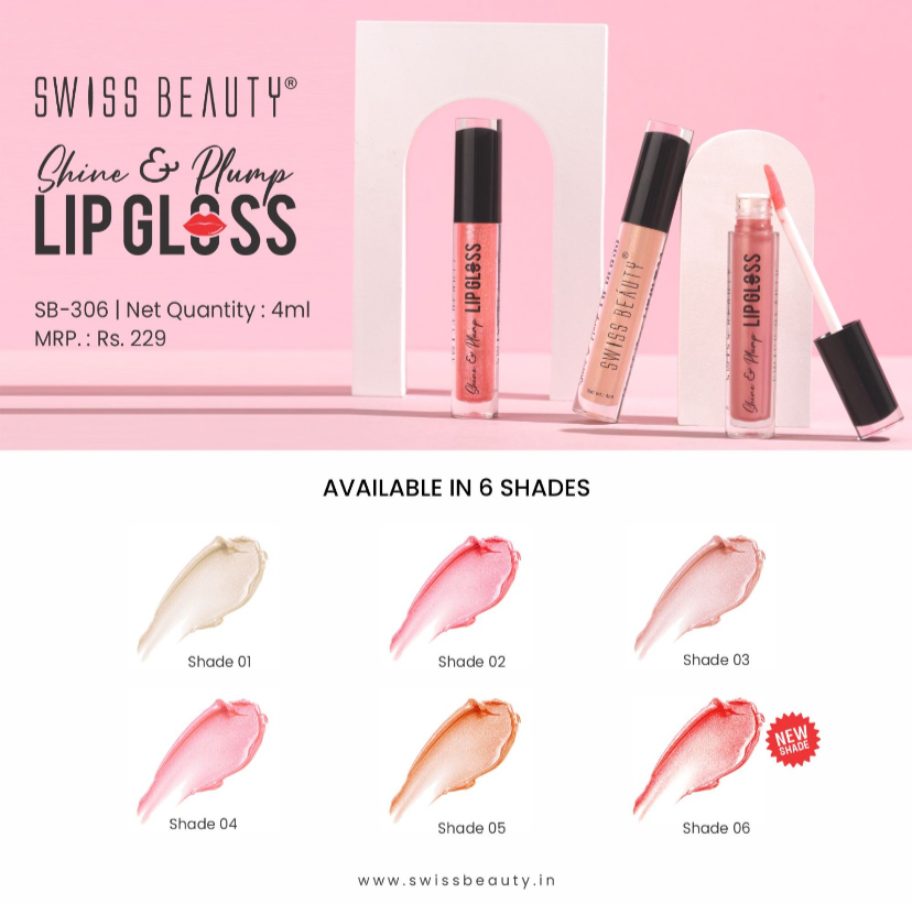 Swissbeauty Shine and Plump Lipgloss SB-306