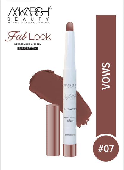 Aakarsh Fablook Nontransfer Waterproof SmudgeProof Lipstick