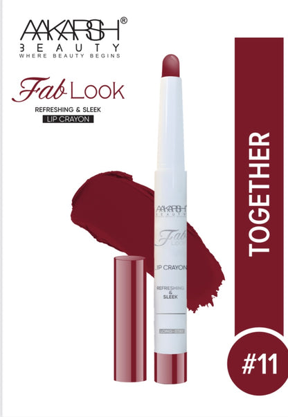 Aakarsh Fablook Nontransfer Waterproof SmudgeProof Lipstick