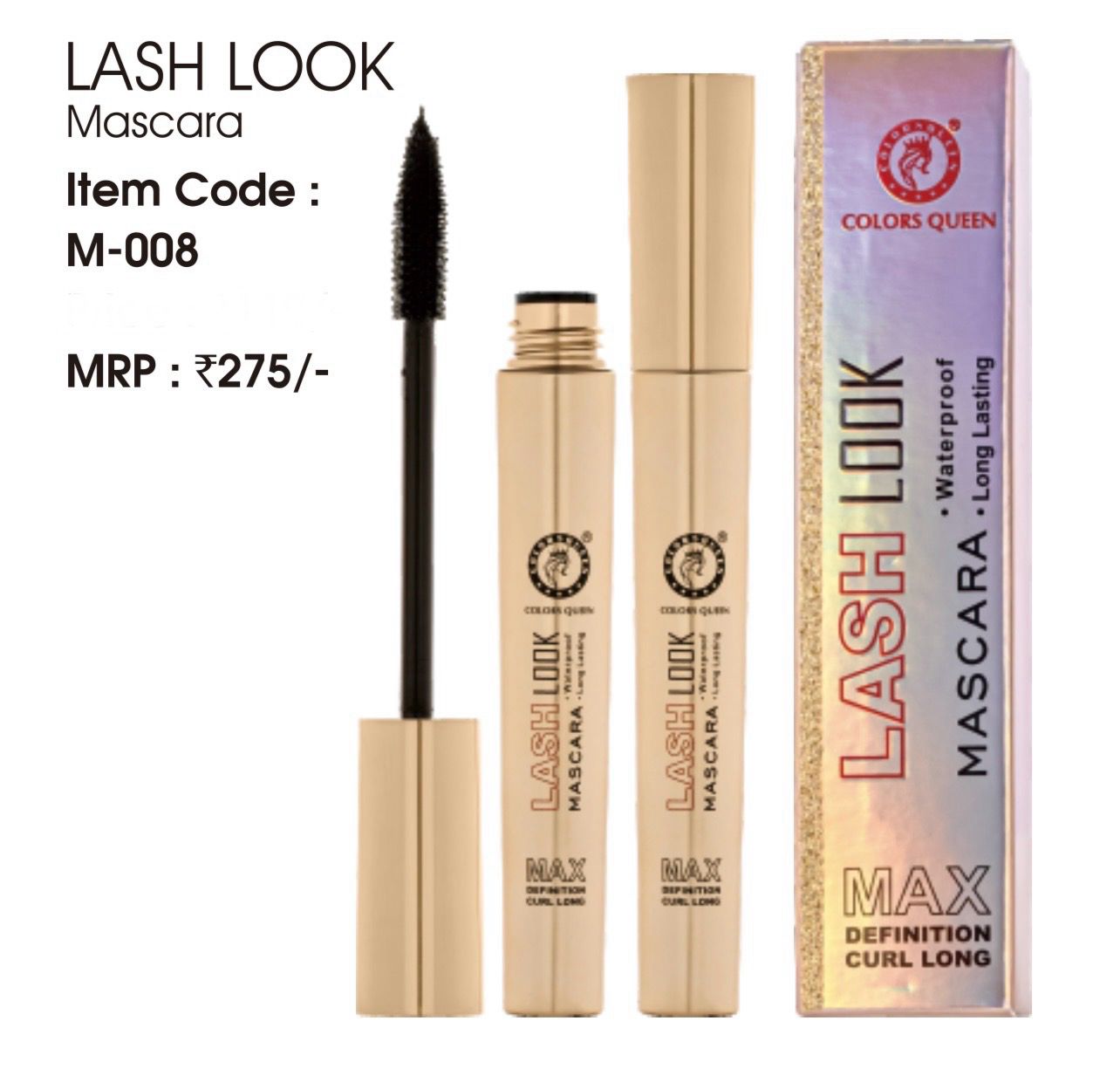 Colors Queen Lash Look Mascara(M-008)