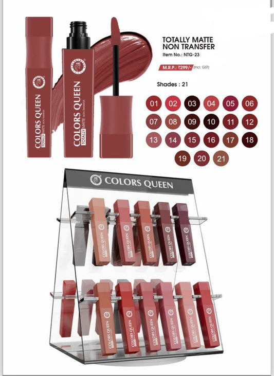 Colors Queen Matte Non Transfer Lip Gloss(NTG-23)