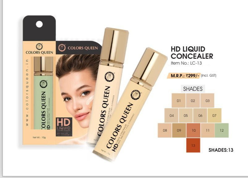 Colors Queen HD Liquid Concealer(LC-13)