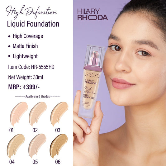 Hilary Rhoda High Definition Liquid Foundation HR-5555-HD