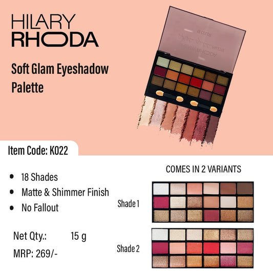 Hilary Rhoda Soft Glam Eyeshadow Palette HR-K022